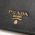 Prada Saffiano Multicolor Bifold Wallet Leather — view 5