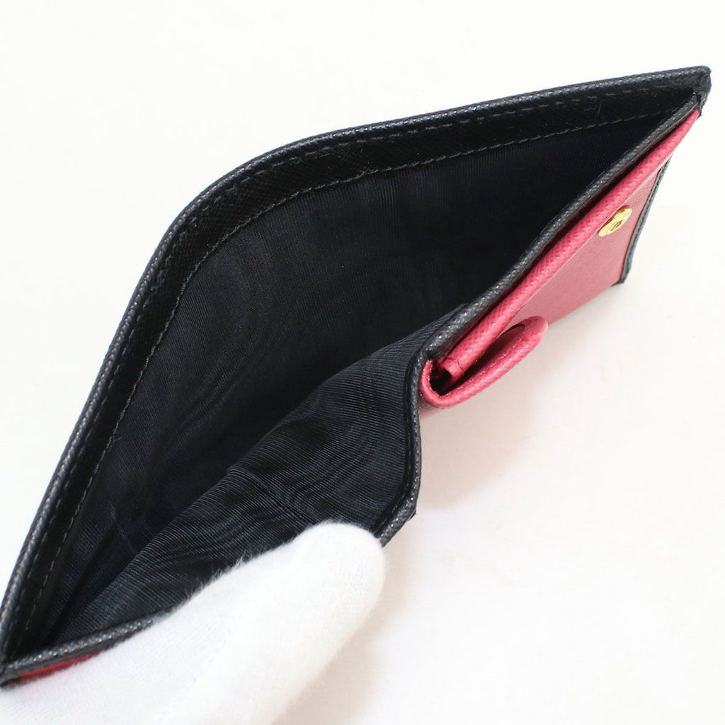 Prada Saffiano Multicolor Bifold Wallet Leather — view 4