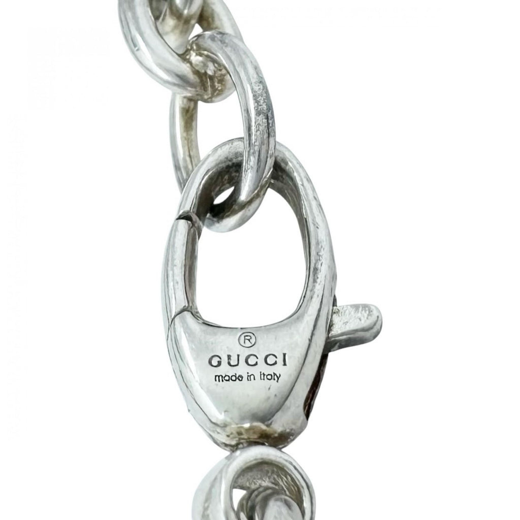Gucci Bracelet Interlocking G Silver GG Logo — view 4