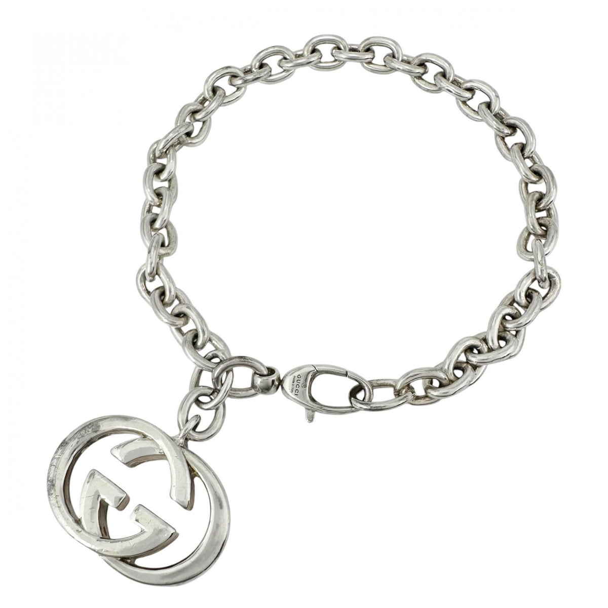Gucci Bracelet Interlocking G Silver GG Logo