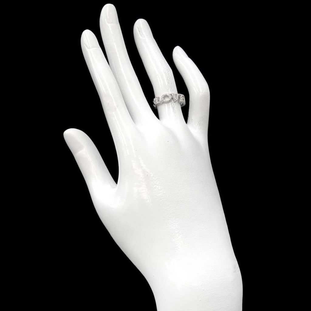 Gucci Line Dofour Love Ring Diamond 18k White Gold — view 8