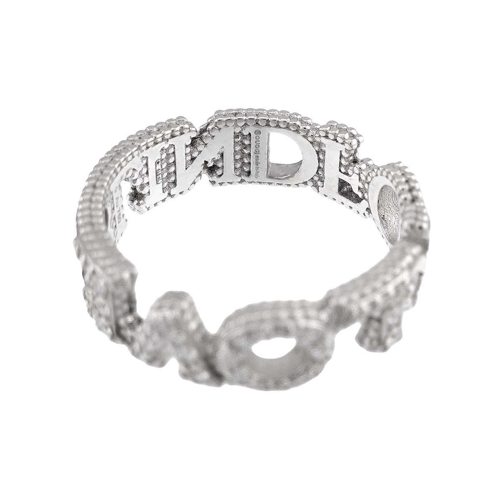 Gucci Line Dofour Love Ring Diamond 18k White Gold — view 4