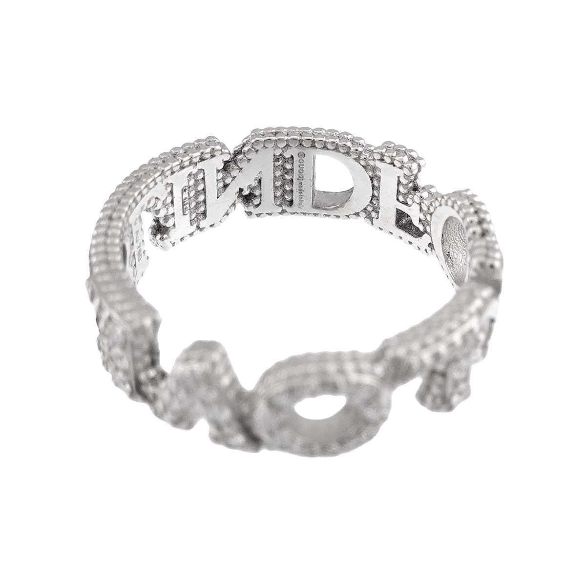Gucci Line Dofour Love Ring Diamond 18k White Gold — view 4