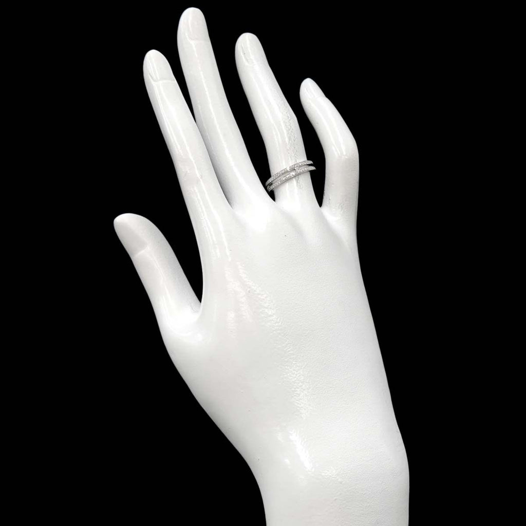 Hermes Ariane PM 50 Ring Full Diamond 18k White Gold 750 Alianne — view 7