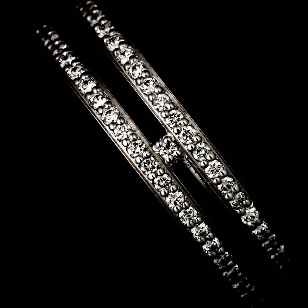 Hermes Ariane PM 50 Ring Full Diamond 18k White Gold 750 Alianne — view 5