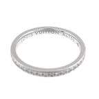 Louis Vuitton Alliance Eternity Full Diamond 50 Ring 18k White Gold — view 3