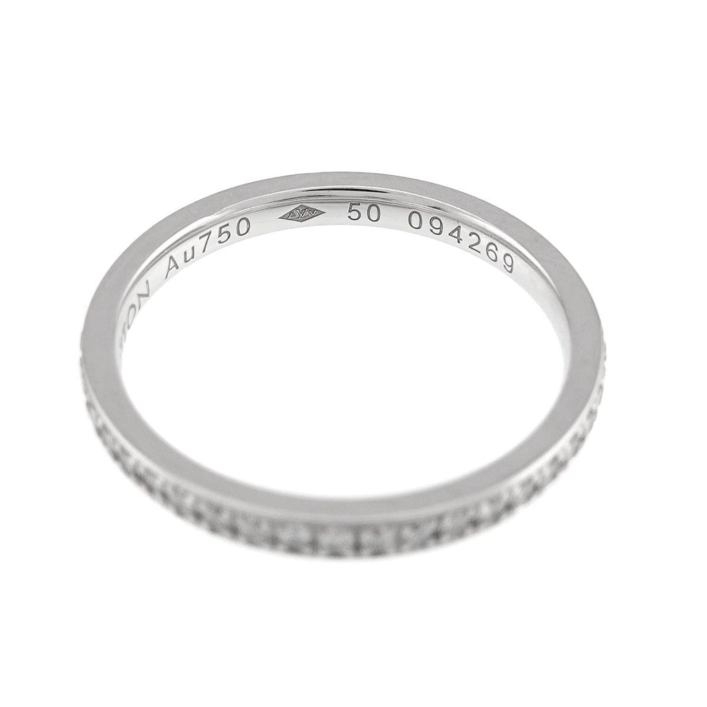 Louis Vuitton Alliance Eternity Full Diamond 50 Ring 18k White Gold — view 4