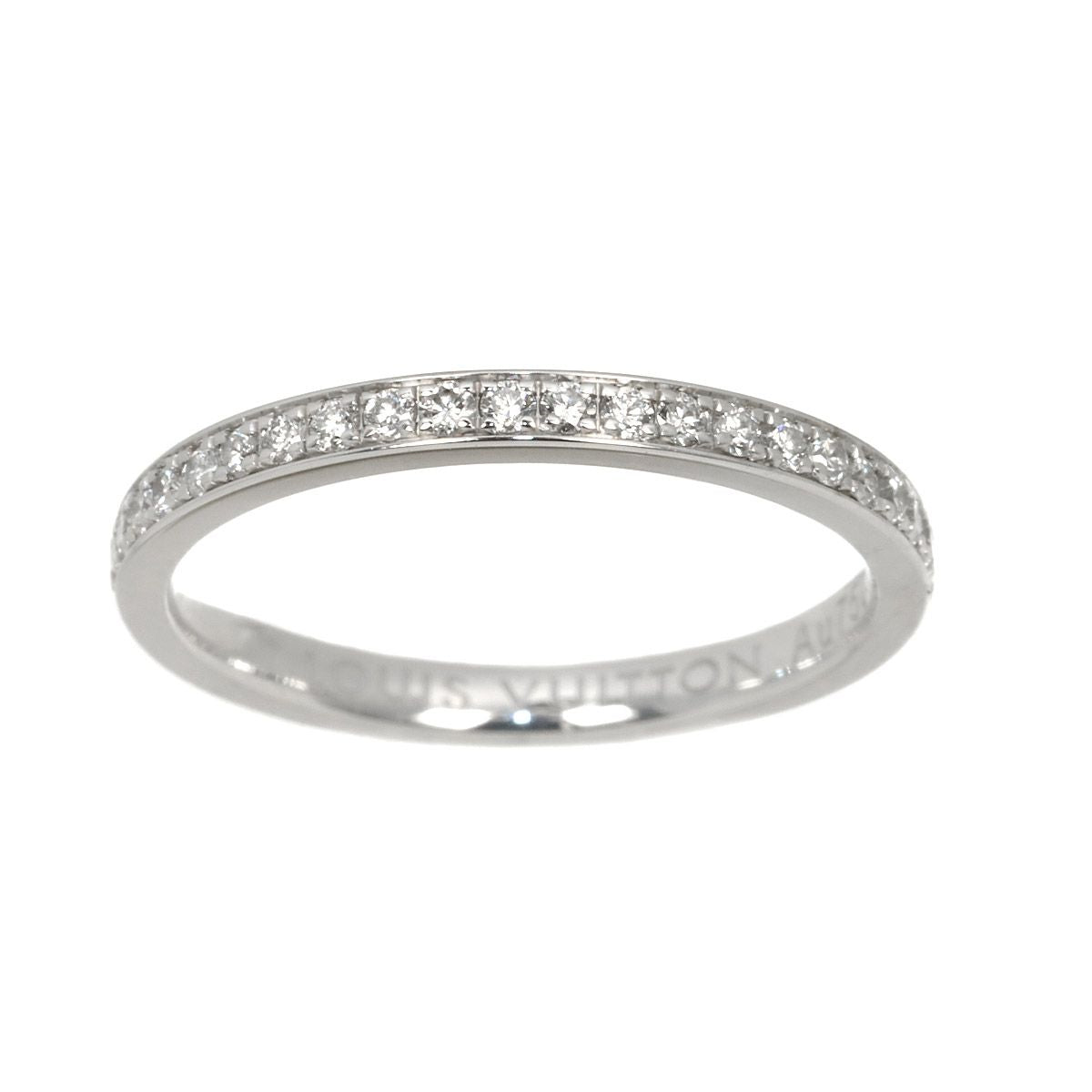 Louis Vuitton Alliance Eternity Full Diamond 50 Ring 18k White Gold — view 2