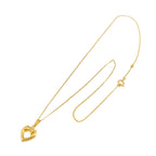 Dior Diamond Necklace 40 18k Yellow Gold 750 Heart — view 2