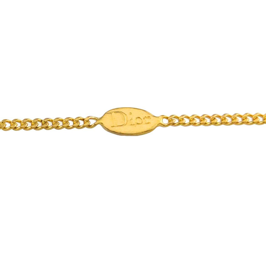 Dior Diamond Necklace 40 18k Yellow Gold 750 Heart — view 5