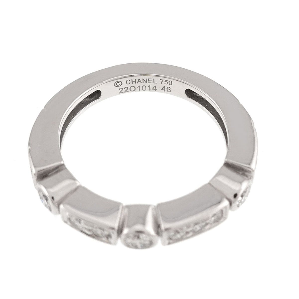 Chanel 46 Ring Diamond 18K White Gold — view 3