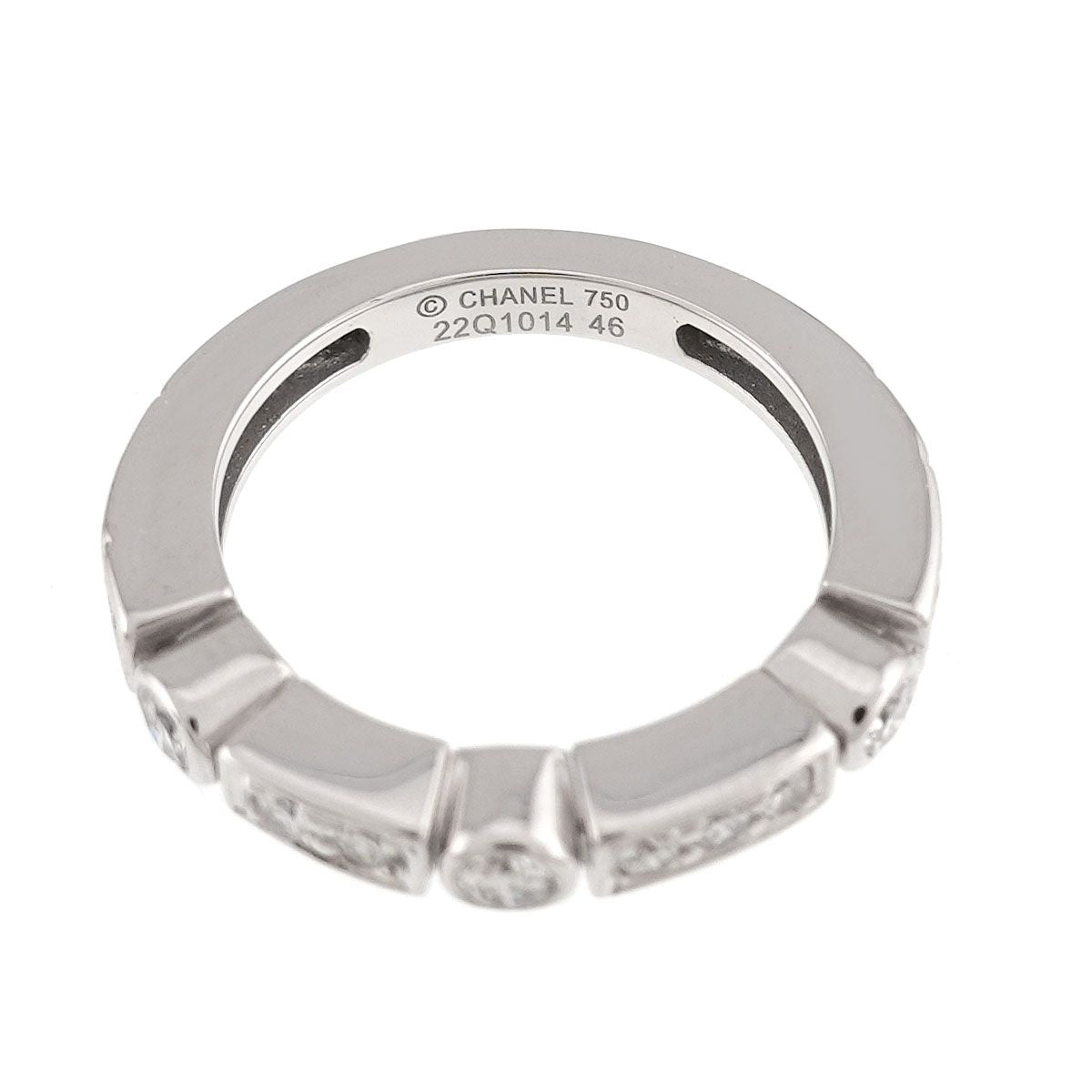 Chanel 46 Ring Diamond 18K White Gold — view 3