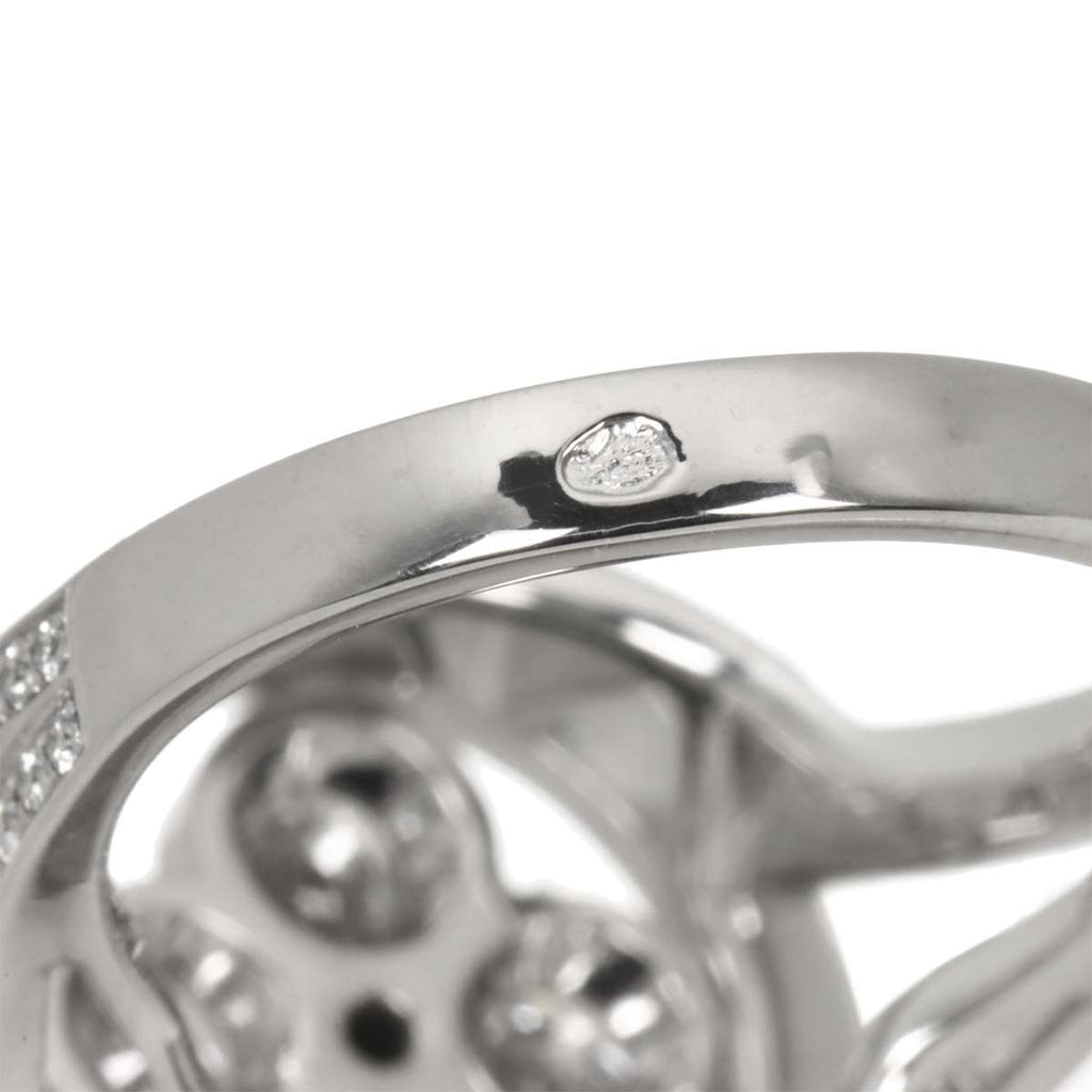 Louis Vuitton Bague Blossom GM 49 Ring Diamond 18k White Gold — view 5