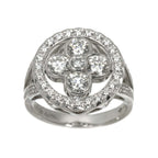 Louis Vuitton Bague Blossom GM 49 Ring Diamond 18k White Gold — view 2
