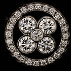Louis Vuitton Bague Blossom GM 49 Ring Diamond 18k White Gold — view 7