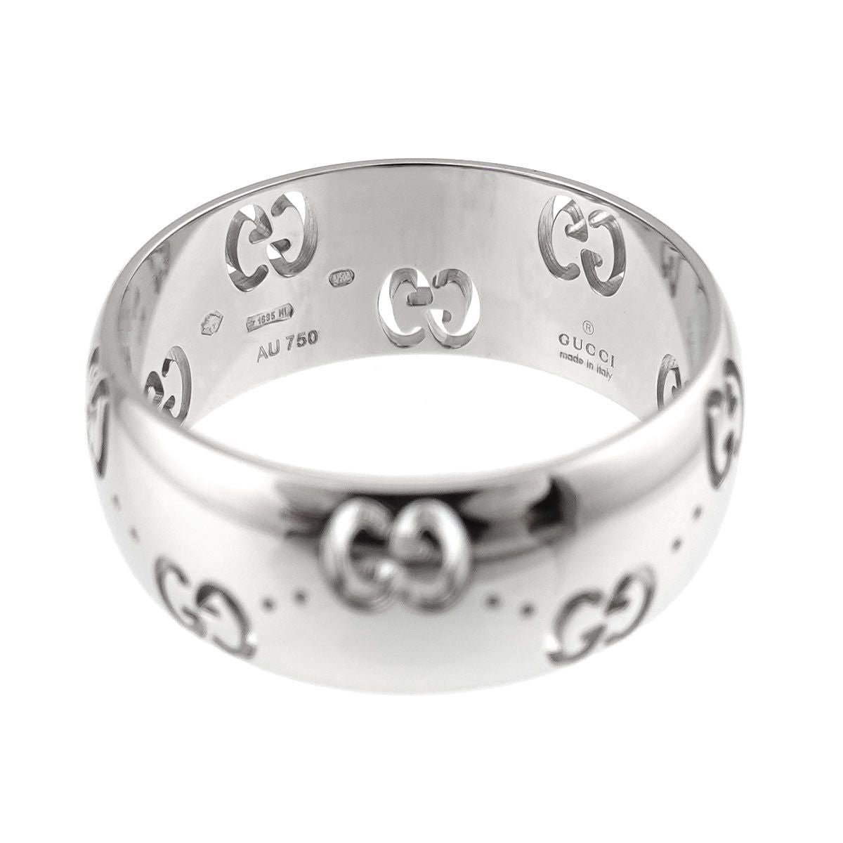 Gucci Icon Ring 18k White Gold — view 3