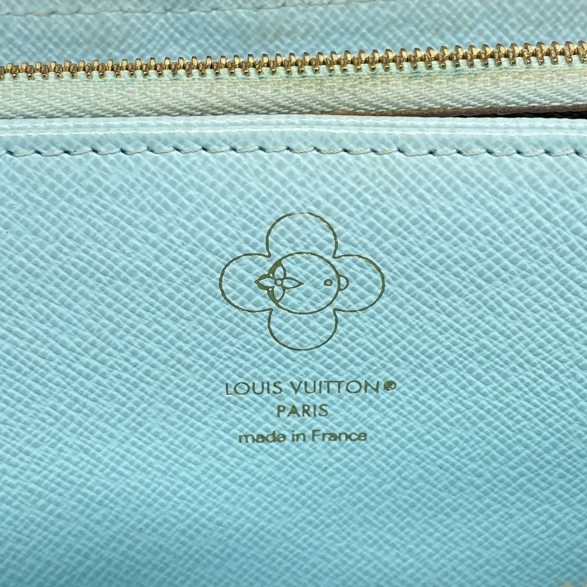 Louis Vuitton Wallet Monogram Zippy Vivienne Azur Frosted — view 4