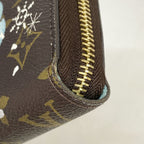 Louis Vuitton Wallet Monogram Zippy Vivienne Azur Frosted — view 5