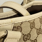 Gucci Tote GG Canvas Abbey Beige Brown Champagne Gold — view 7