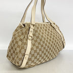 Gucci Tote GG Canvas Abbey Beige Brown Champagne Gold — view 2