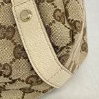 Gucci Tote GG Canvas Abbey Beige Brown Champagne Gold — view 6