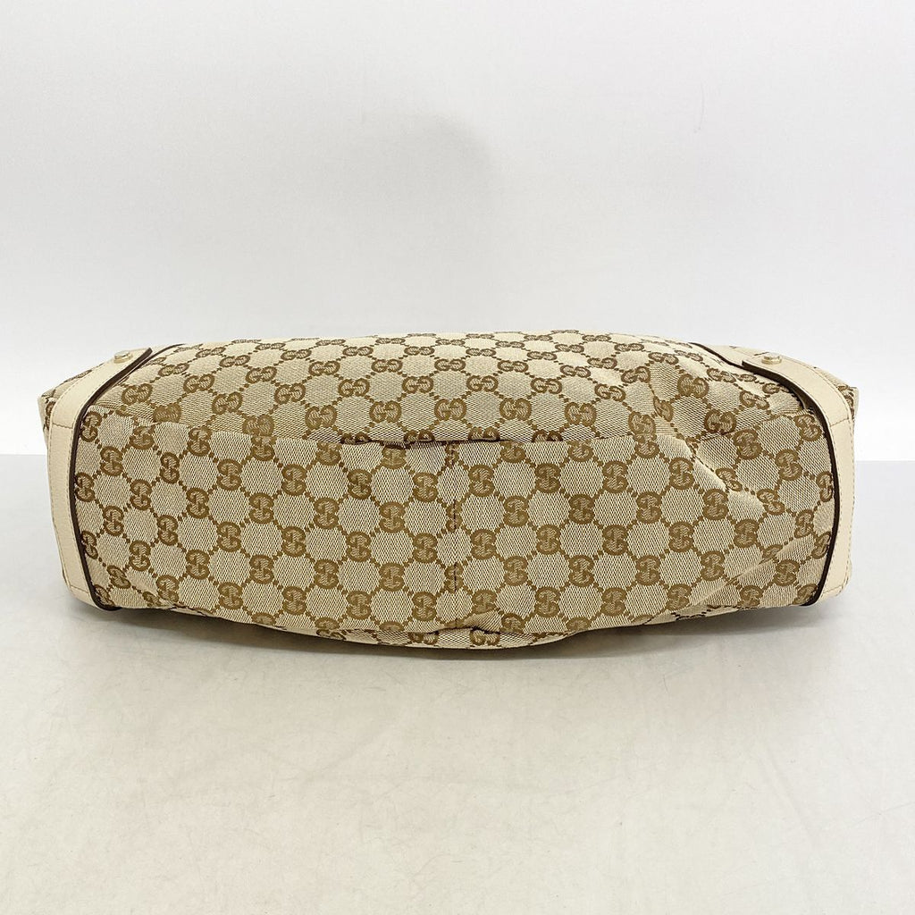Gucci Tote GG Canvas Abbey Beige Brown Champagne Gold — view 3
