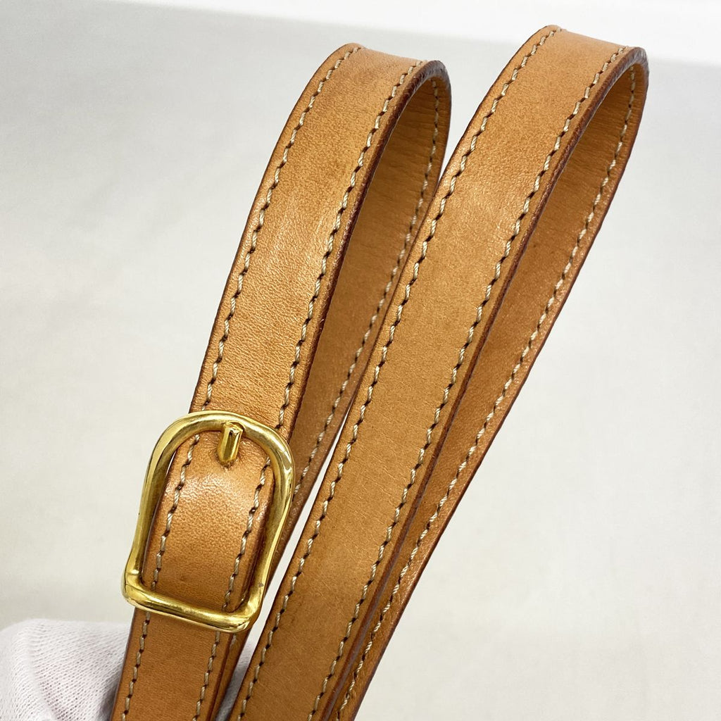 Celine Shoulder Bag Macadam Brown Gold — view 8