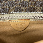 Celine Shoulder Bag Macadam Brown Gold — view 5