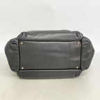 Chanel Shoulder Bag Lambskin Black Silver — view 3