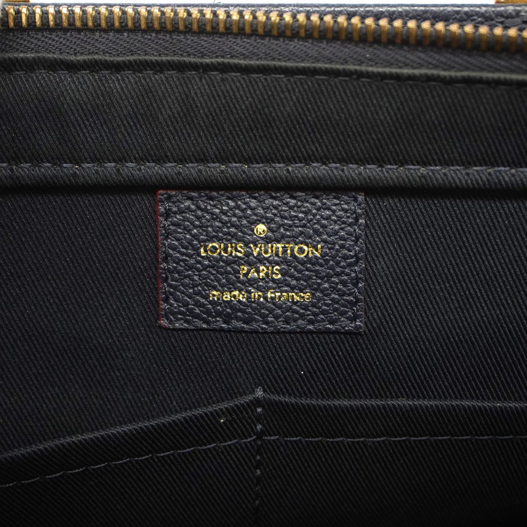 Louis Vuitton Handbag Monogram Empreinte Three PM Marine Rouge 2-Way Bag — view 5