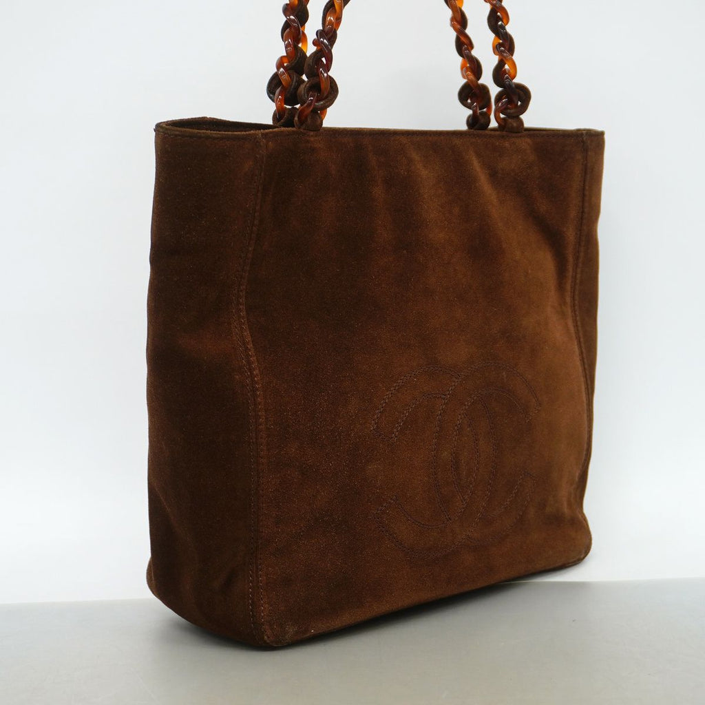 Chanel Tote Suede Brown — view 2