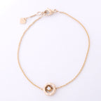 Chanel Bracelet Coco Crush Beige Gold Pink Diamond — view 3