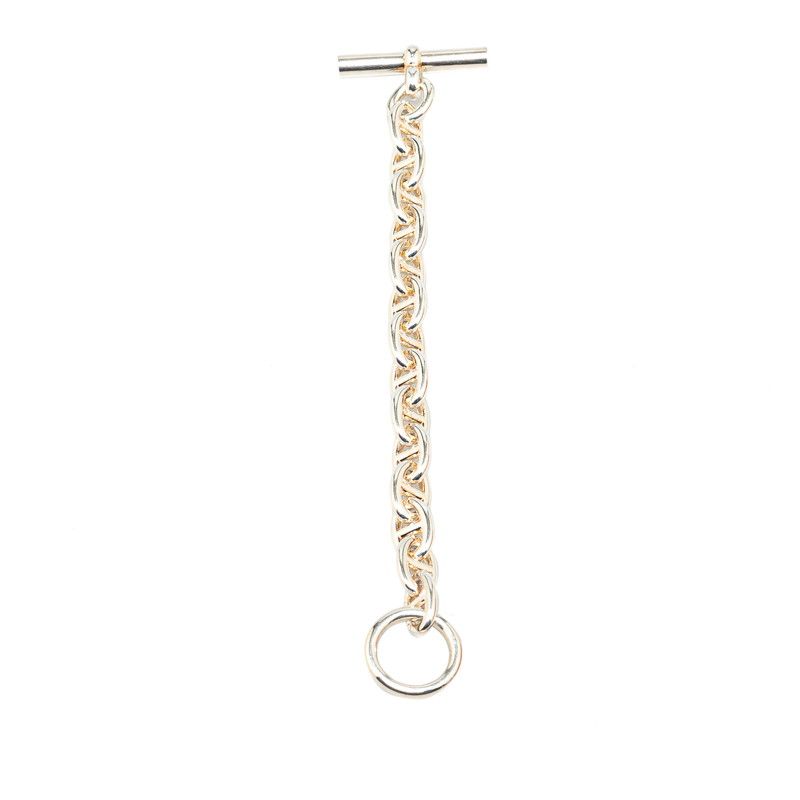 Hermes Chaine D'ancre PM 14 Links Bracelet Silver — view 2