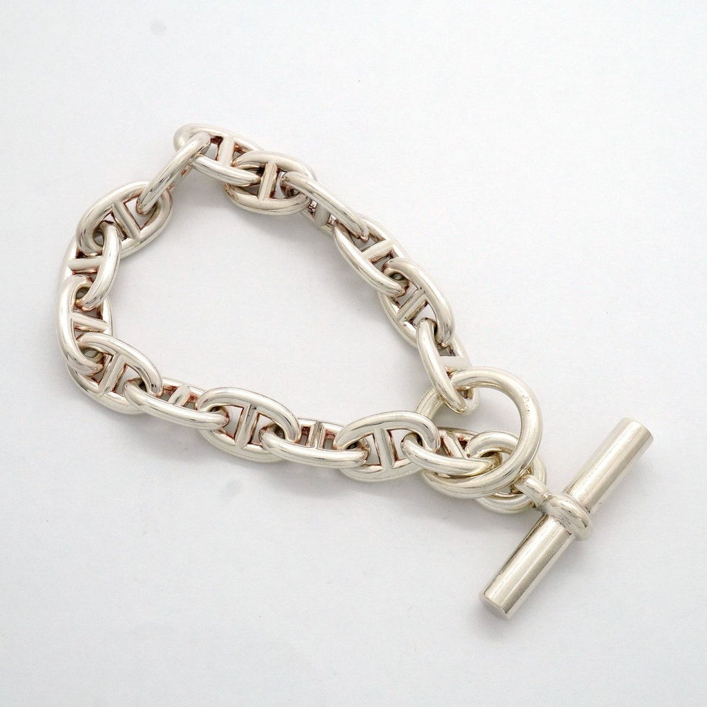Hermes Bracelet Chaine D'ancre MM 16 Links 925 Sterling Silver — view 2