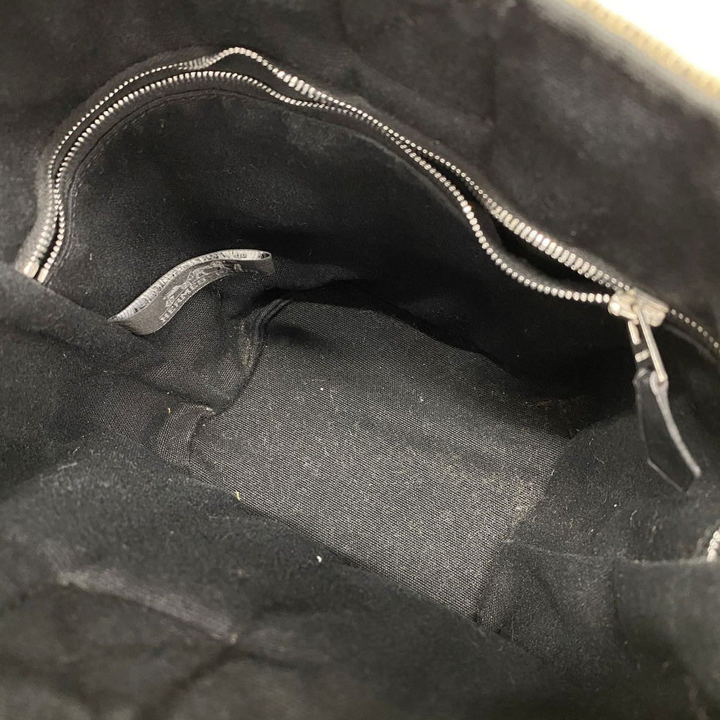 Hermes Handbag Saxo PM Toile H Black Gray Silver — view 4