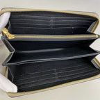 Louis Vuitton Wallet Monogram Empreinte Broderie Zippy Cream — view 3