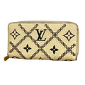 Louis Vuitton Wallet Monogram Empreinte Broderie Zippy Cream