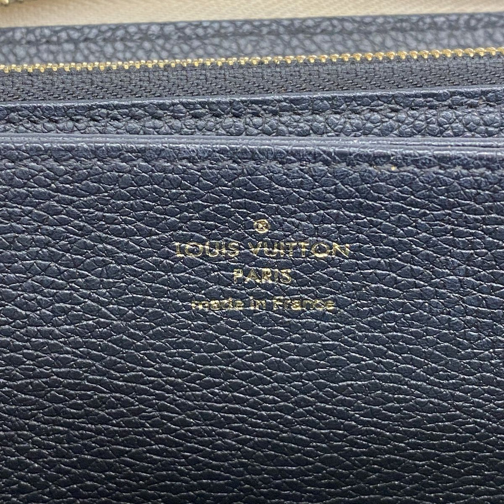 Louis Vuitton Wallet Monogram Empreinte Broderie Zippy Cream — view 4