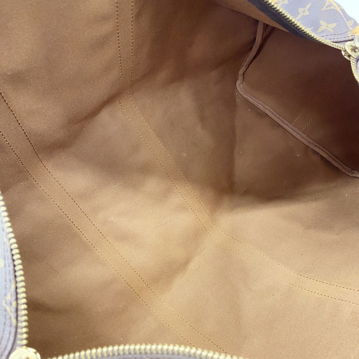 Louis Vuitton Boston Bag Monogram Keepall Bandouliere 55 Brown — view 4