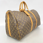 Louis Vuitton Boston Bag Monogram Keepall Bandouliere 55 Brown — view 2