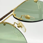 Louis Vuitton Sunglasses Monogram Clockwise Green Brown Eyewear — view 8