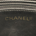 Chanel Chain Tote Quilted Lambskin Black Gold — view 5