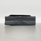 Chanel Shoulder Bag Quilted Lambskin Black Gold — view 3