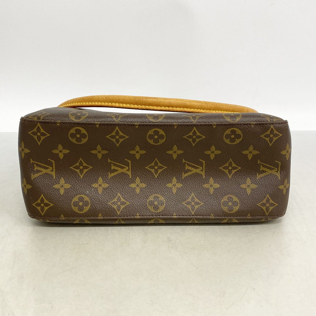 Louis Vuitton Shoulder Bag Monogram Looping GM Brown — view 3