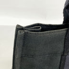 Hermes Handbag Fourre Tout PM Half Leather Canvas Black Silver — view 7