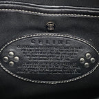Celine Handbag Macadam Nylon Canvas Gray Black Silver — view 5