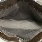 Gucci Tote Canvas Brown Silver — view 4
