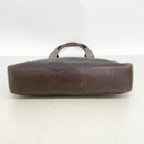 Gucci Tote Canvas Brown Silver — view 3