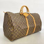 Louis Vuitton Boston Bag Monogram Keepall 60 Brown — view 2