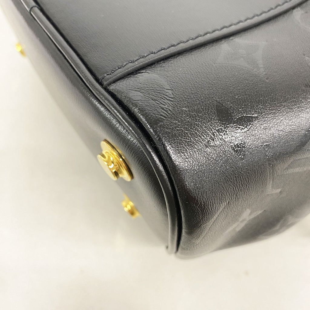 Louis Vuitton Vanity Bag Monogram Ink PM Black 2-Way Bag — view 6